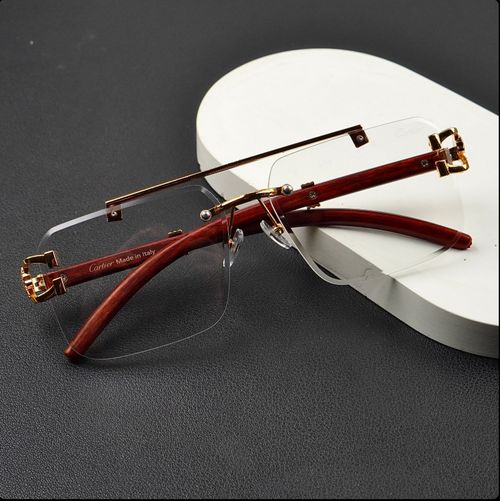 Cheetah Transition Black- Rimless Sunglasses For Men