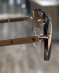 Urban FRED Rimless - Diamond Cut Lens Sunglasses VVip